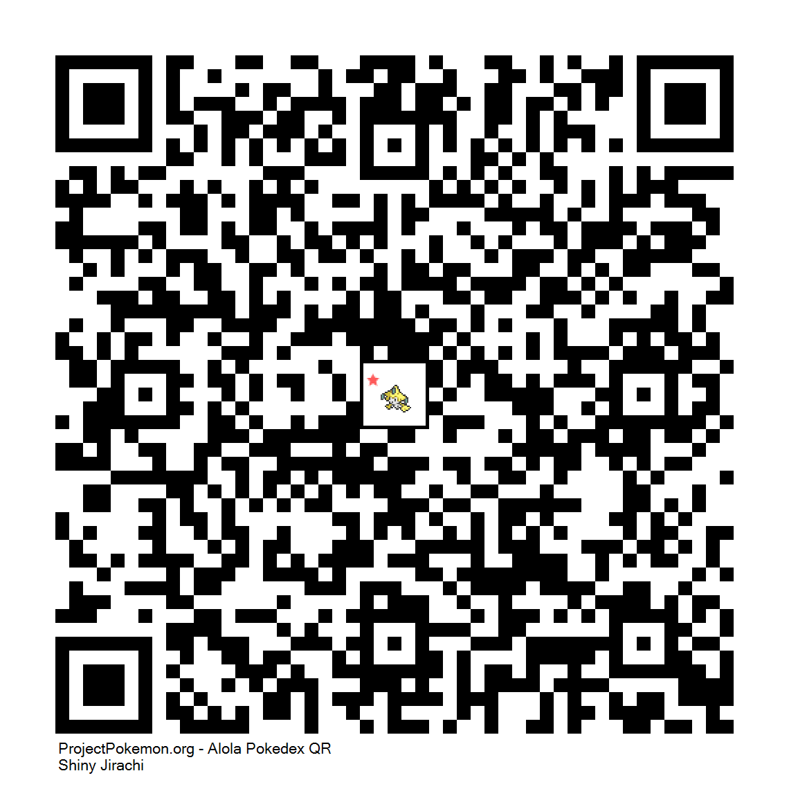 Cdigo QR de Jirachi variocolor
